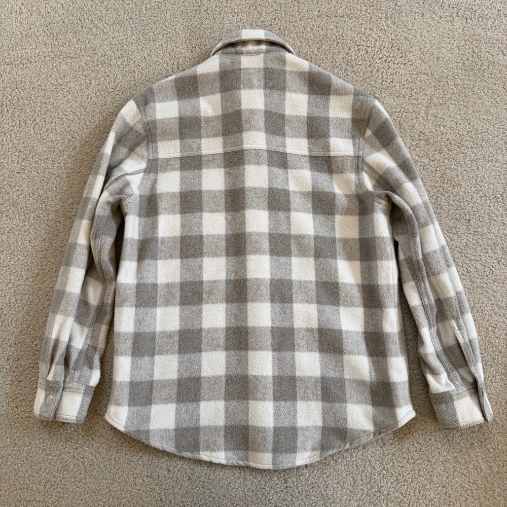 Rails Tripp Ivory Plaid Shacket Size Small - Picture 4 of 4